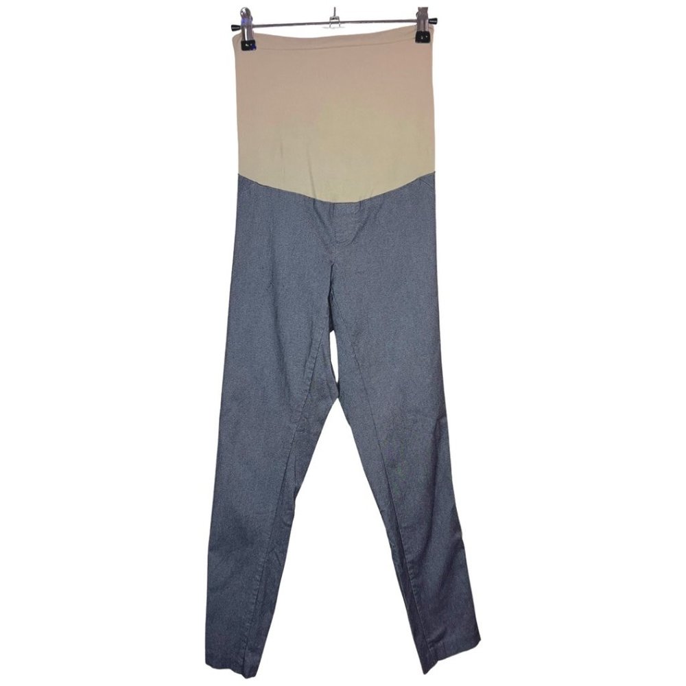 Motherhood Maternity Gray Career Ankle Crop Pants Size M